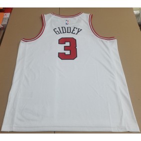 Maillot de Basket 3 Giddey Chicago Bulls Blanc