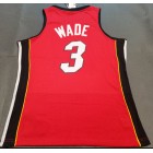 Maillot de Basket 3 Wade Heat 2005-06 Rouge avec patch final