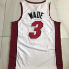 Maillot de Basket 3 Wade Miami Heat 2005-06 Blanc
