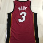 Maillot de Basket 3 Wade Miami Heat 2005-06 Rouge avec Trophée