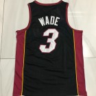 Maillot de Basket 3 Wade Miami Heat 2012-13 Finale Noir