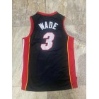 Maillot de Basket 3 Wade Miami Heat 2012-13 Noir