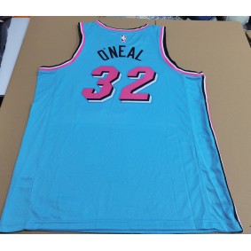 Maillot de Basket 32 O'neal Heat 2021 City Edition Bleu