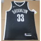 Maillot de Basket 33 Claxton Brooklyn Nets Noir