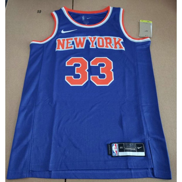 Maillot de Basket 33 Ewing Knicks Bleu
