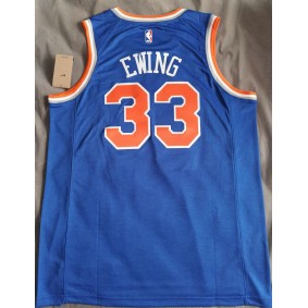 Maillot de Basket 33 Ewing New York Knicks Bleu