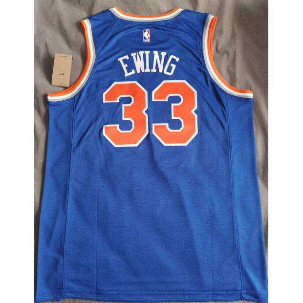 Maillot de Basket 33 Ewing New York Knicks Bleu