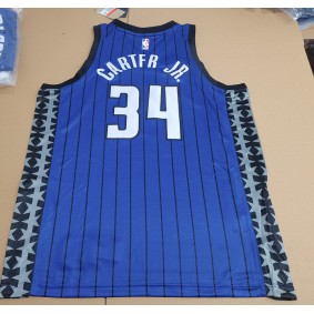Maillot de Basket 34 Carter Jr. Magic 2024 Statement Edition Bleu