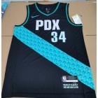 Maillot de Basket 34 Eubanks Blazers 2022-23 City Edition