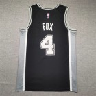 Maillot de Basket 4 Fox San Antonio Spurs Noir