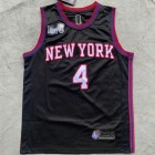 Maillot de Basket 4 Rose New York Knicks Noir