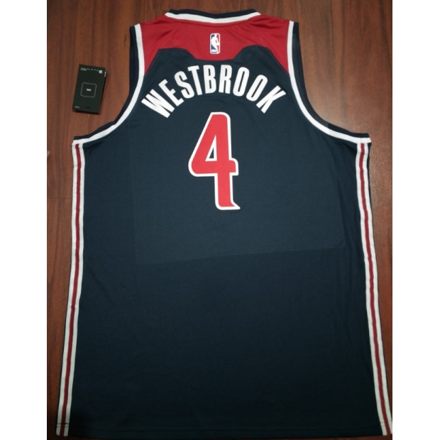 Maillot de Basket 4 Westbrook Wizards 2019-20 Bleu Marine