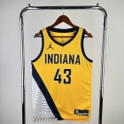 Maillot de Basket 43 Siakam Indiana Pacers Jaune