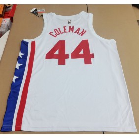Maillot de Basket 44 Coleman Brooklyn Nets Blanc
