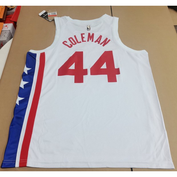 Maillot de Basket 44 Coleman Brooklyn Nets Blanc