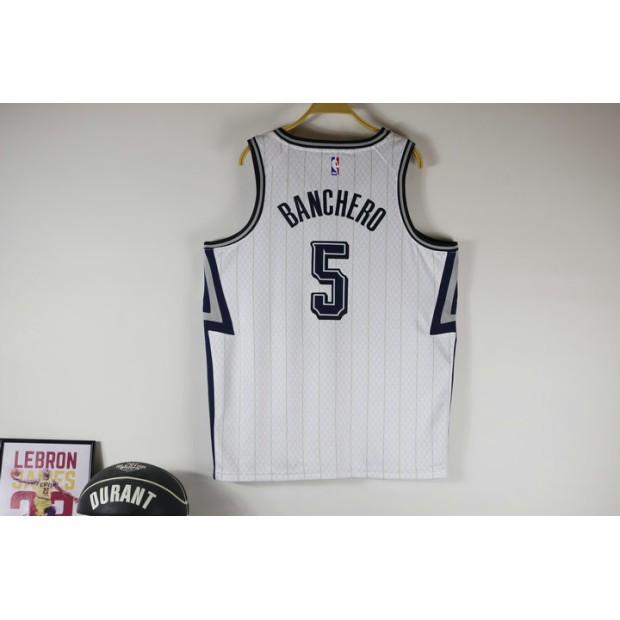 Maillot de Basket 5 Banchero Magic 2024-25 City Edition Blanc