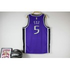 Maillot de Basket 5 Fox Kings 2024-25 Vintage Violet