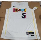 Maillot de Basket 5 Jovic Miami Heat 22-23 City Edition Blanc