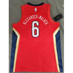 Maillot de Basket 6 Alexander-walker Pelicans Rouge
