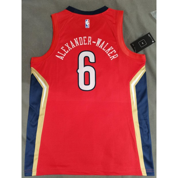 Maillot de Basket 6 Alexander-walker Pelicans Rouge