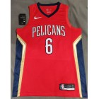 Maillot de Basket 6 Alexander-walker Pelicans Rouge
