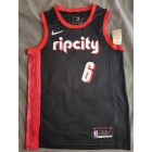 Maillot de Basket 6 Johnson Blazers 2021-22 City 75e anniversaire