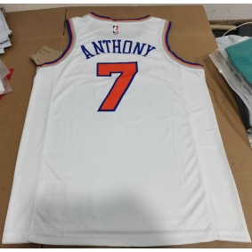 Maillot de Basket 7 Anthony New York Knicks Blanc