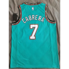 Maillot de Basket 7 Cabrera Memphis Grizzlies Vintage Vert