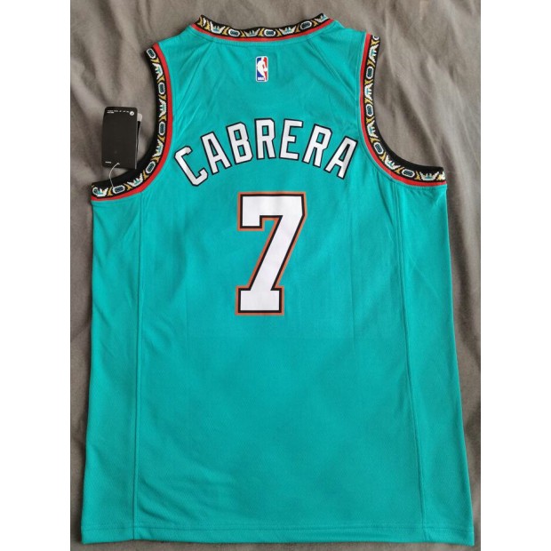 Maillot de Basket 7 Cabrera Memphis Grizzlies Vintage Vert
