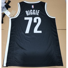 Maillot de Basket 72 Biggie Brooklyn Nets Noir