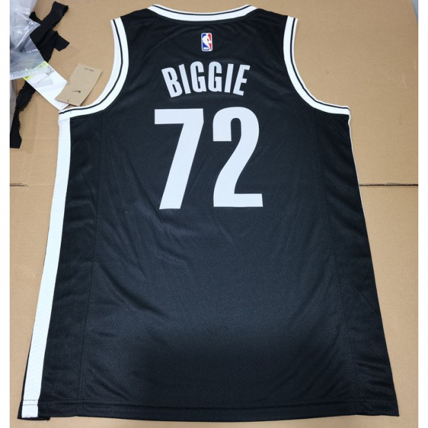 Maillot de Basket 72 Biggie Brooklyn Nets Noir