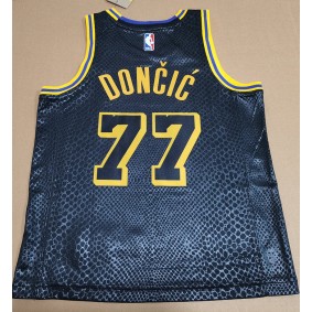 Maillot de Basket 77 Doncic Lakers 23-24 Special Noir