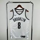 Maillot de Basket 8 CUI Brooklyn Nets Blanc