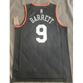 Maillot de Basket 9 Barrett Knicks 75th Anniversary MVP Edition Noir