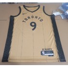 Maillot de Basket 9 Barrett Toronto Raptors 2024 City Doré