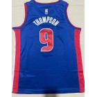 Maillot de Basket 9 Thompson Pistons Bleu