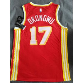 Maillot de Basket Atlanta Hawks 2020 2021 Okongwu 17 Rouge