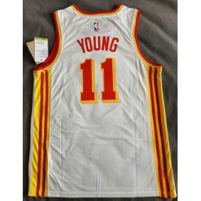Maillot de Basket Atlanta Hawks 2021 Young 11 Blanc