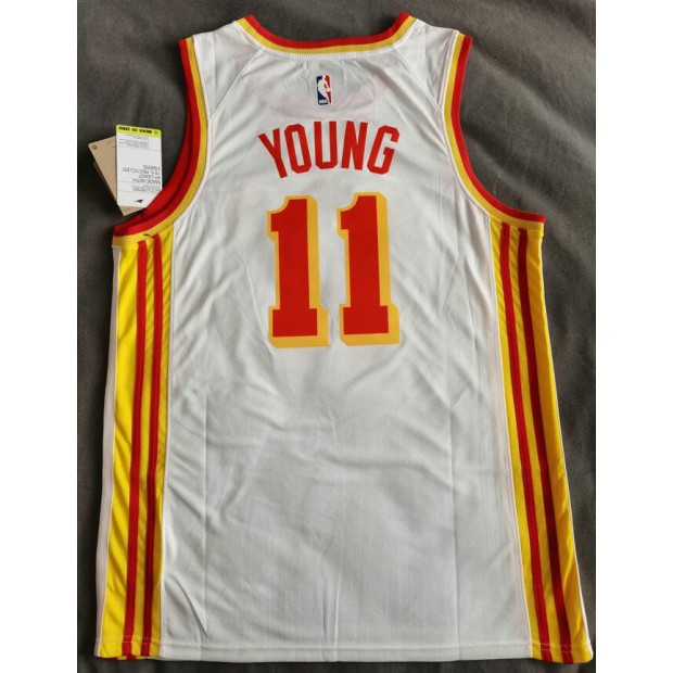Maillot de Basket Atlanta Hawks 2021 Young 11 Blanc