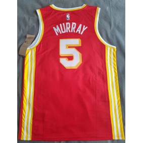 Maillot de Basket Atlanta Hawks Murray 5 Rouge