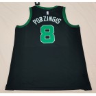 Maillot de Basket Boston Celtics 2024 Porzingis 8 Statement édition Noir