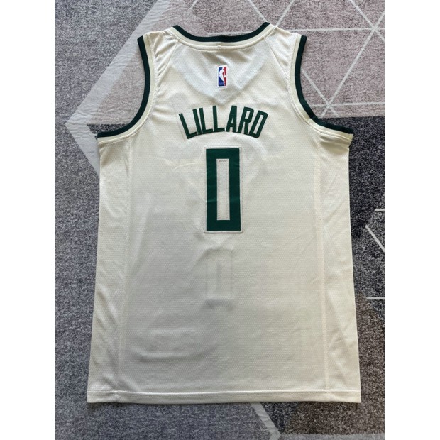 Maillot de Basket Bucks 2018 Lillard 0 City Edition