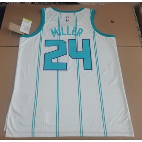 Maillot de Basket Charlotte Hornets Jordan Miller 24 Blanc