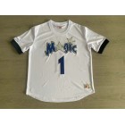 Maillot de Basket Manches Courtes 1 Mcgrady Magic Blanc