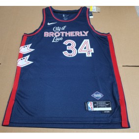 Maillot de Basket NBA 76ers 2024 Barkley 34 City Edition