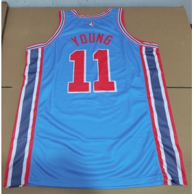 Maillot de Basket NBA Hawks 2019 Young 11 City Edition Bleu