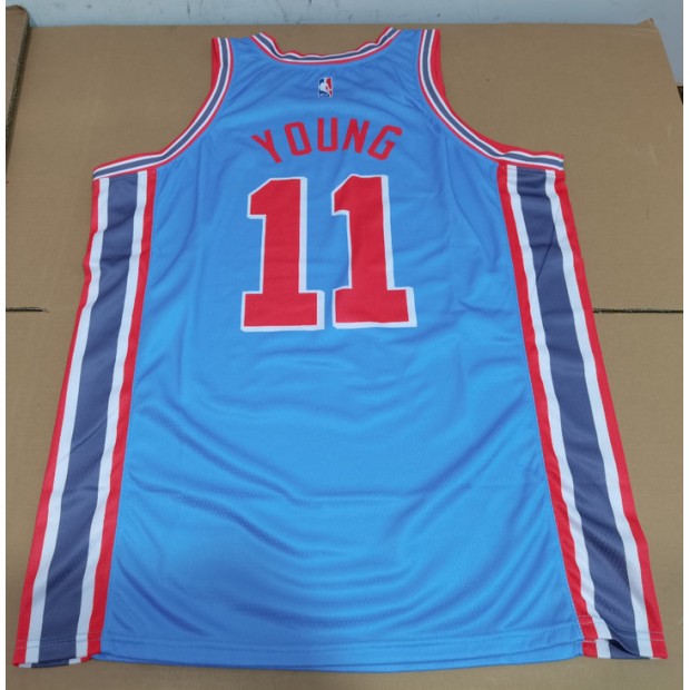 Maillot de Basket NBA Hawks 2019 Young 11 City Edition Bleu