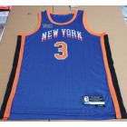 Maillot de Basket NBA Knicks 2024 Hart 3 City Edition Bleu