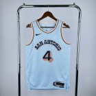 Maillot de Basket Spurs 2025 Fox 4 City Edition Bleu