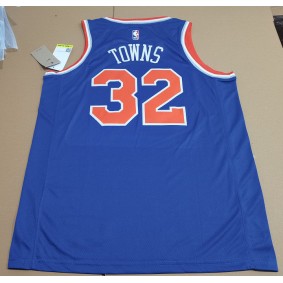 Maillot de Basket Towns 32 New York Knicks 2023 Bleu